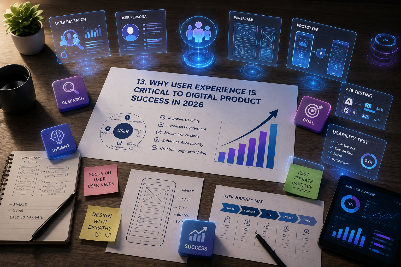 Discover why strong UX is essential for successful digital products. From simple navigation and mobile usability to accessibility and better conversions, learn how thoughtful design supports business outcomes.